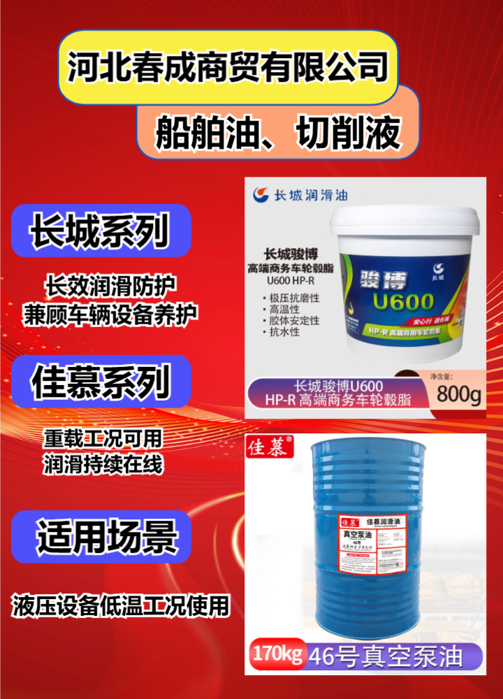 润滑物资采购实拍