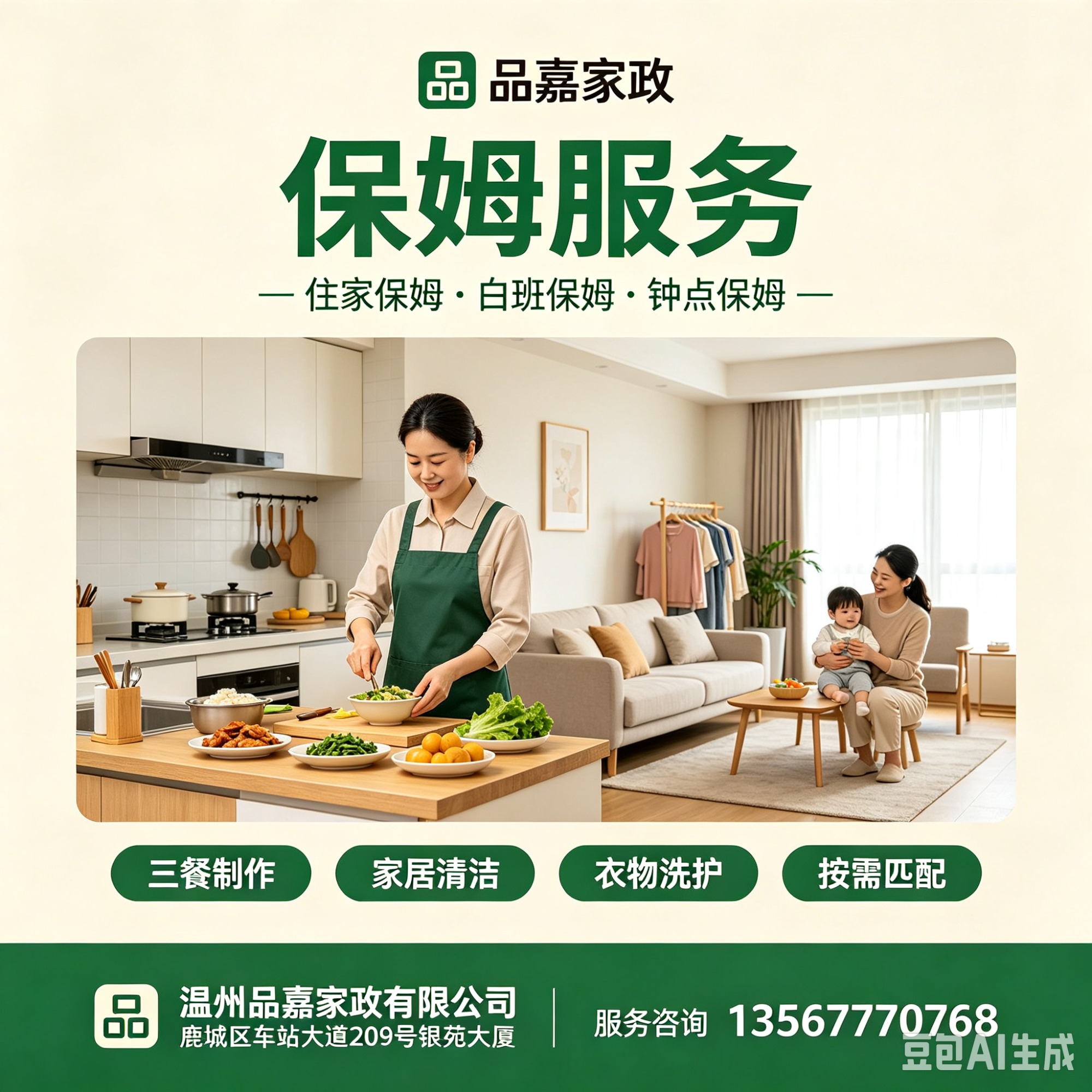 家政服务标准化调度示意图