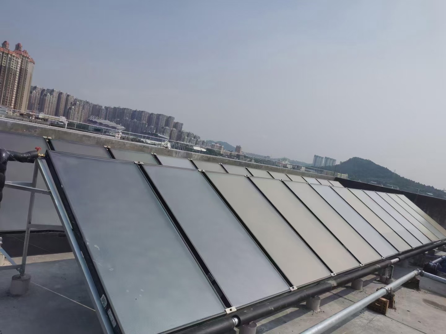 太阳能热水系统工程实景