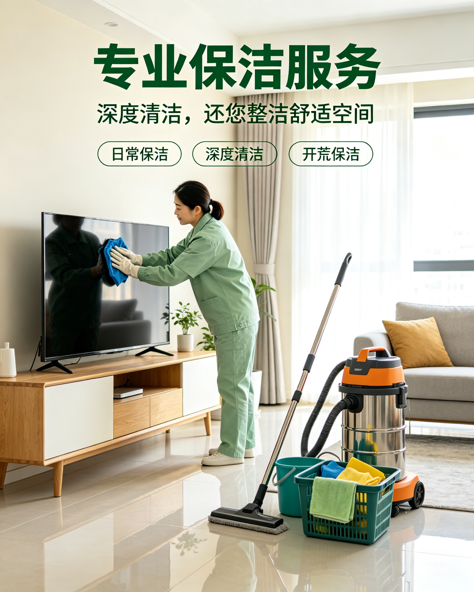 淄博家庭保洁
