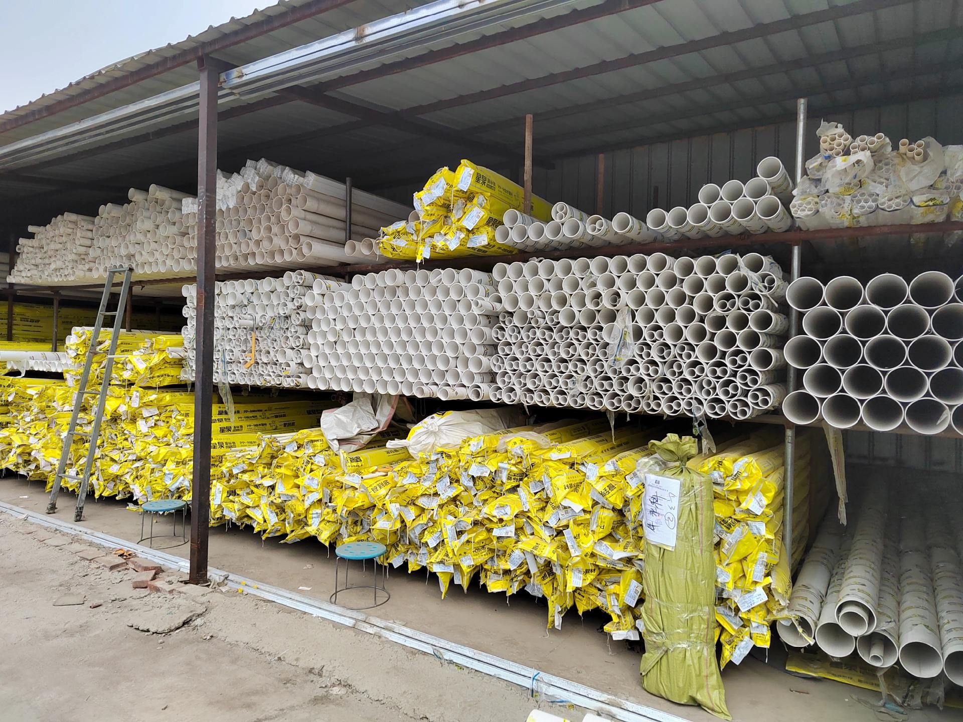 建筑材料仓储实拍