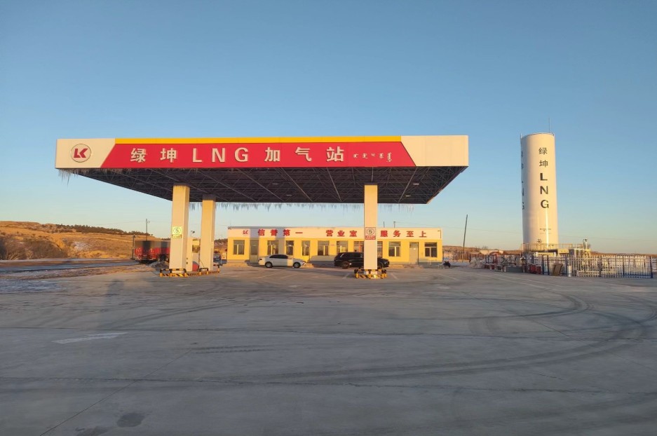 LNG加气站实景图