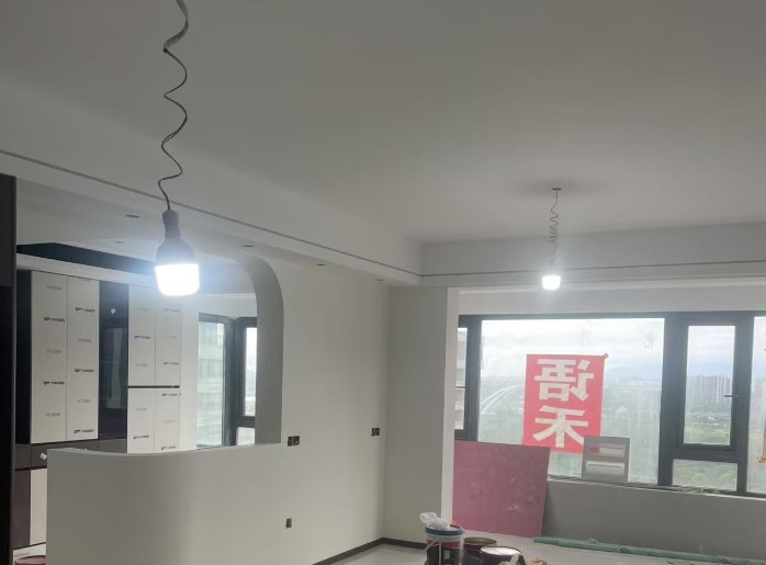 义乌大陈镇旧房翻新施工现场