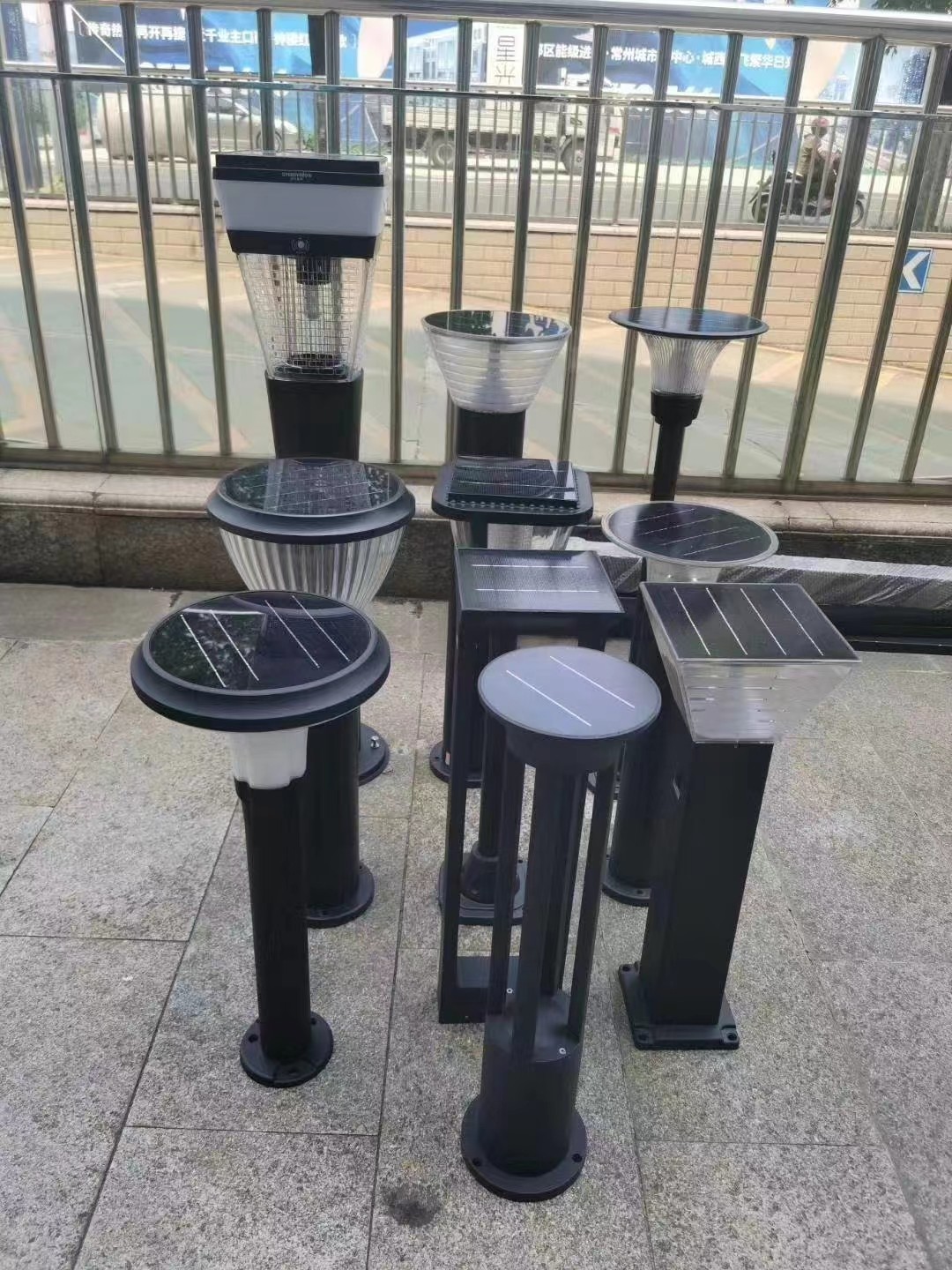 户外照明设备实拍