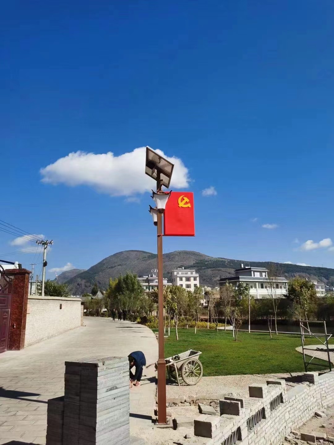 沈阳户外照明生产实景