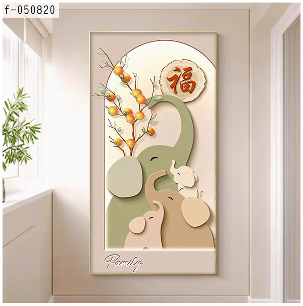 晶瓷画与三联画成品展示