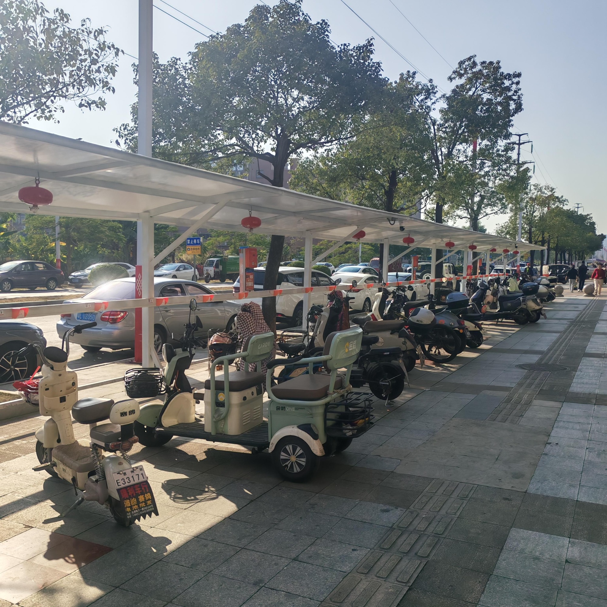 充电设备展示