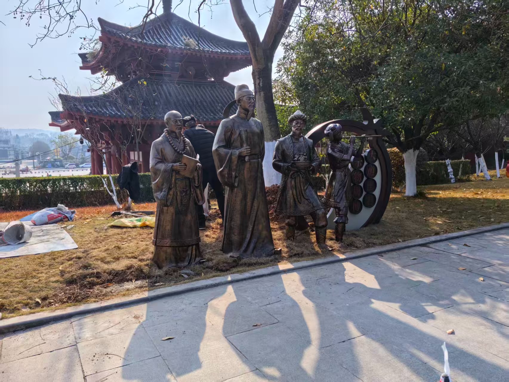 铸铜雕塑工艺流程