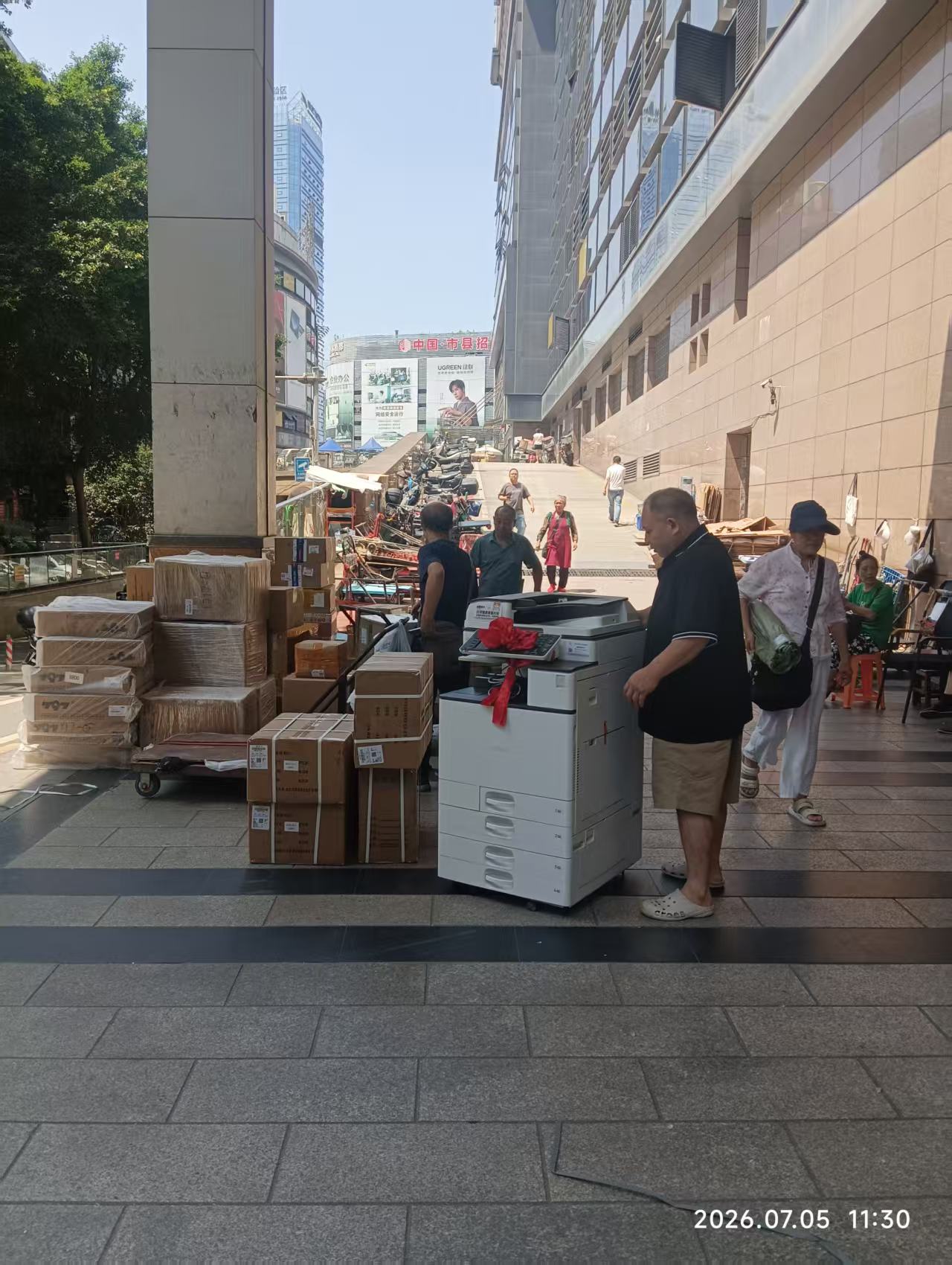潼南区办公设备租赁服务现场
