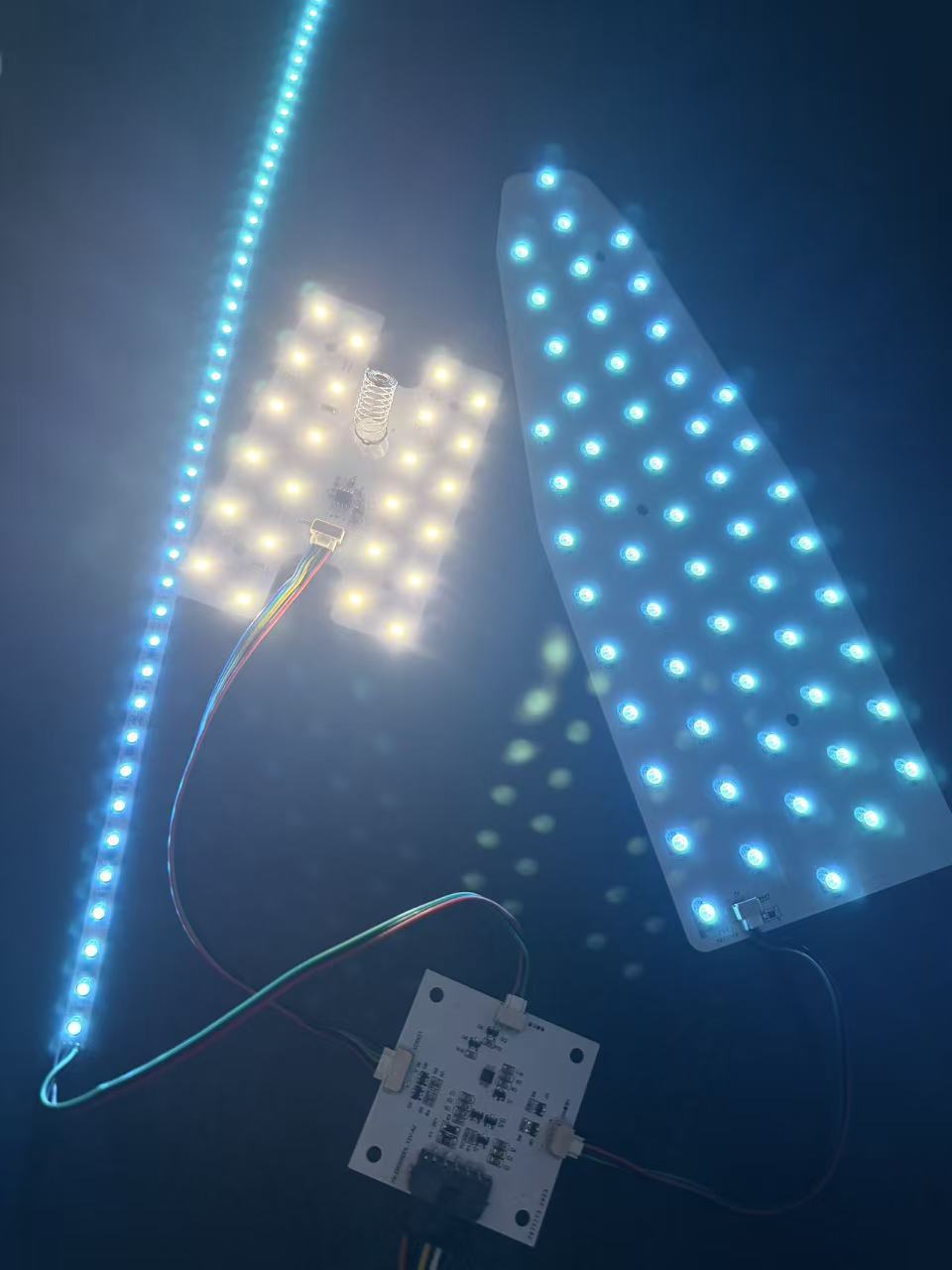 LED防震硬灯板结构示意图