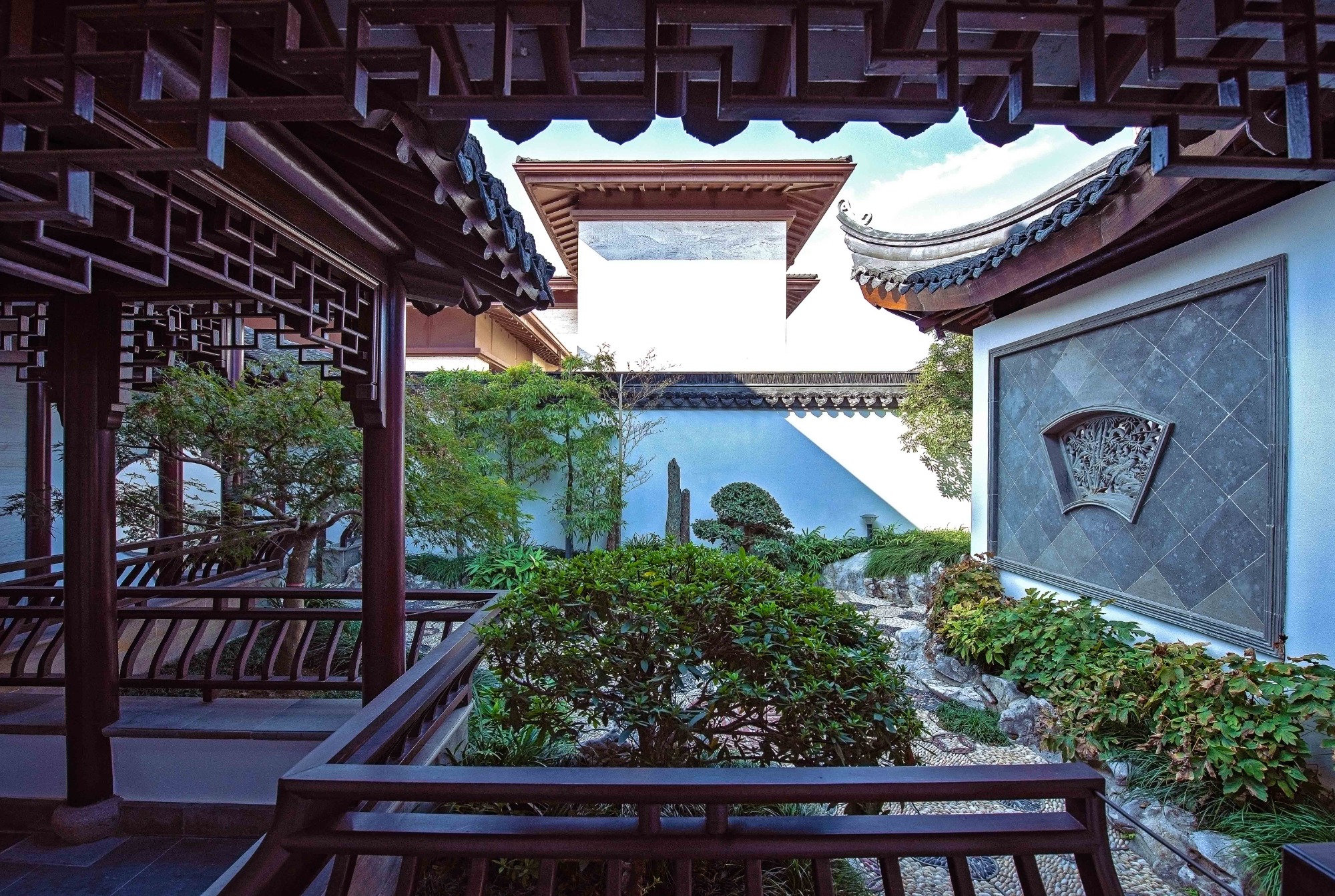 中式庭院实景
