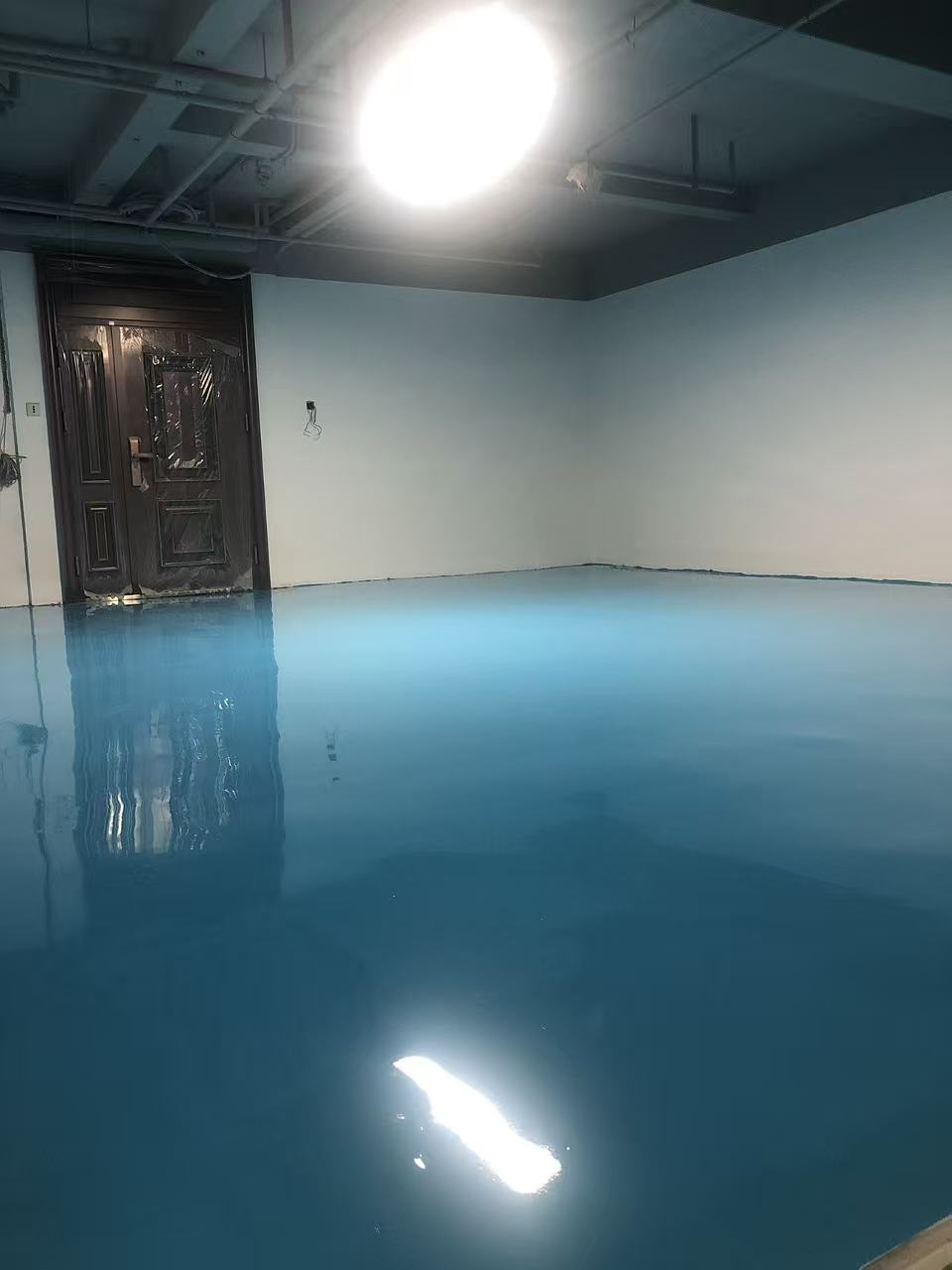 地坪施工现场