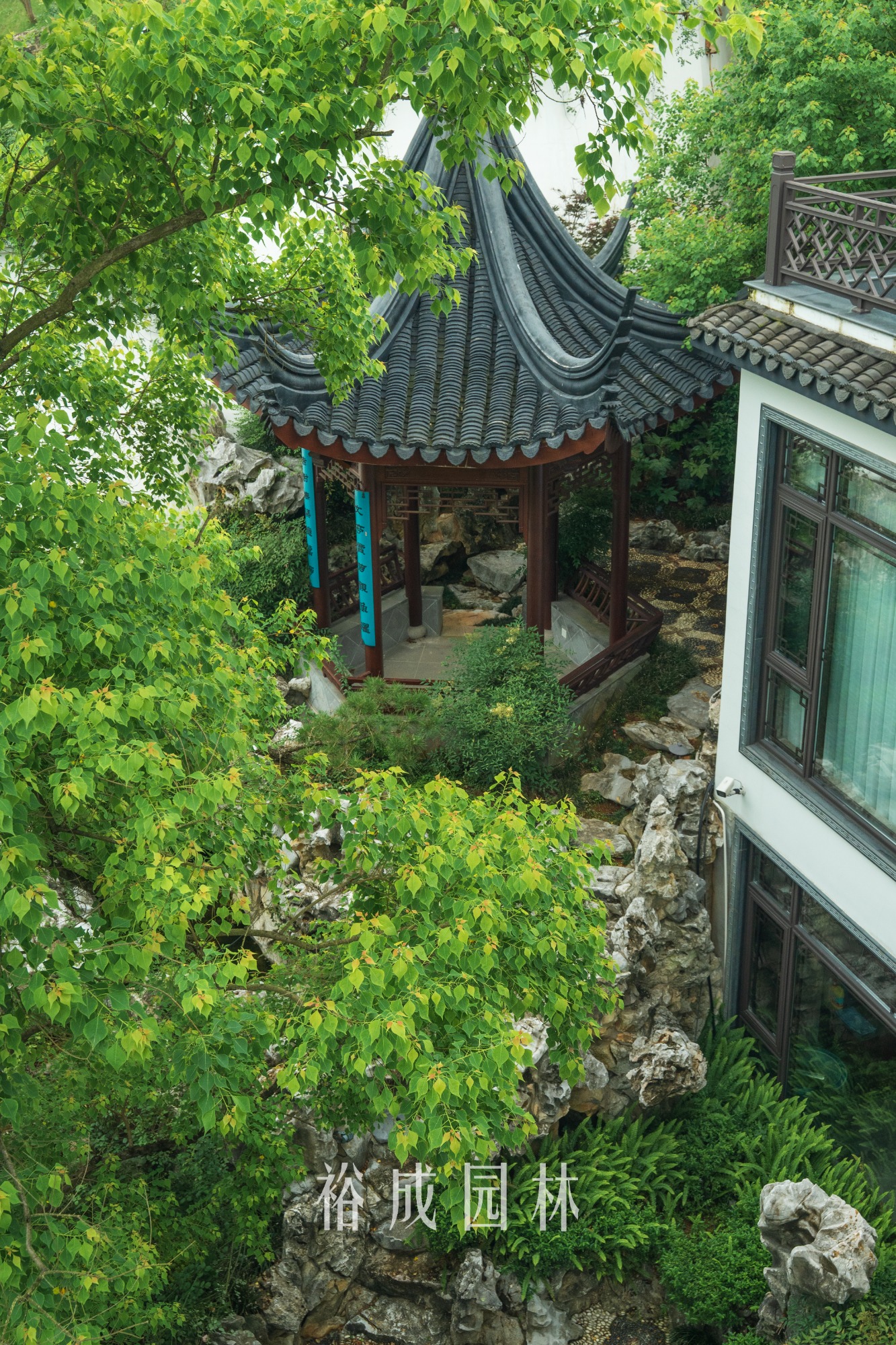 中式景观庭院实景图