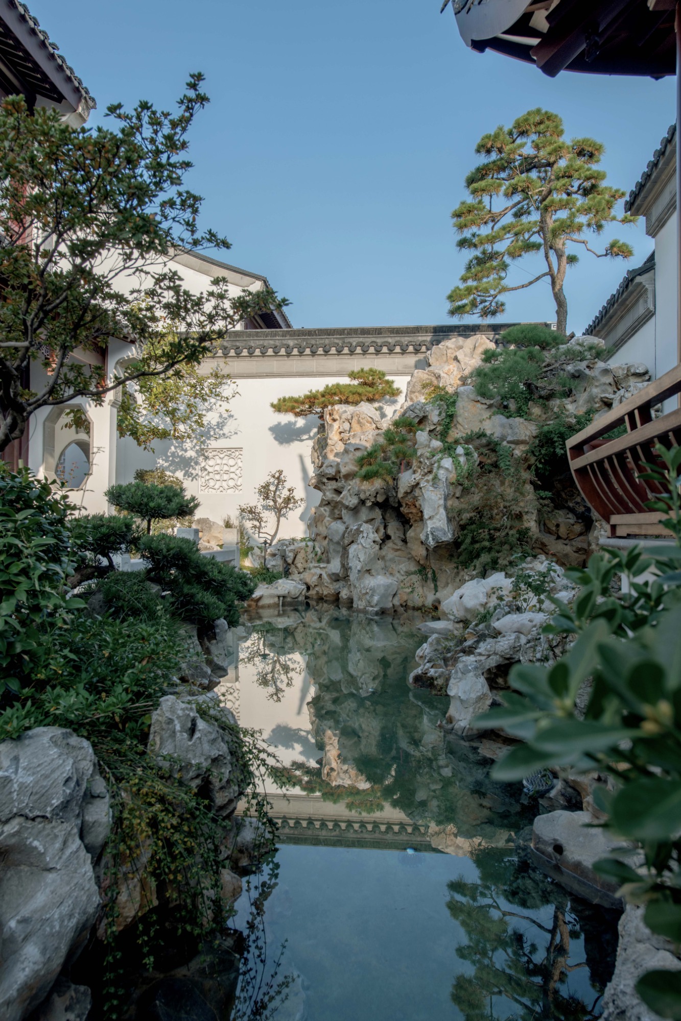 花园景观施工现场