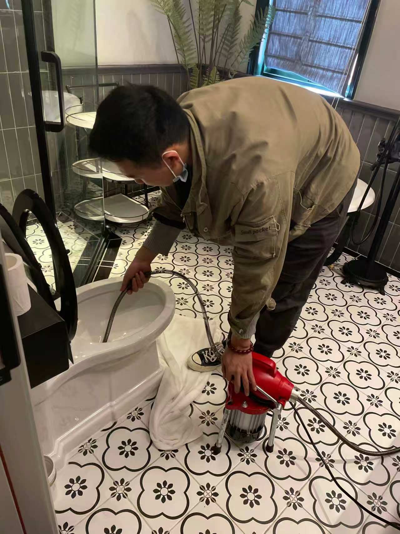 管道内窥检测现场