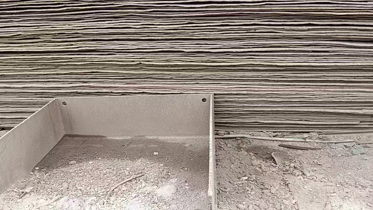 钢板铺设施工效果