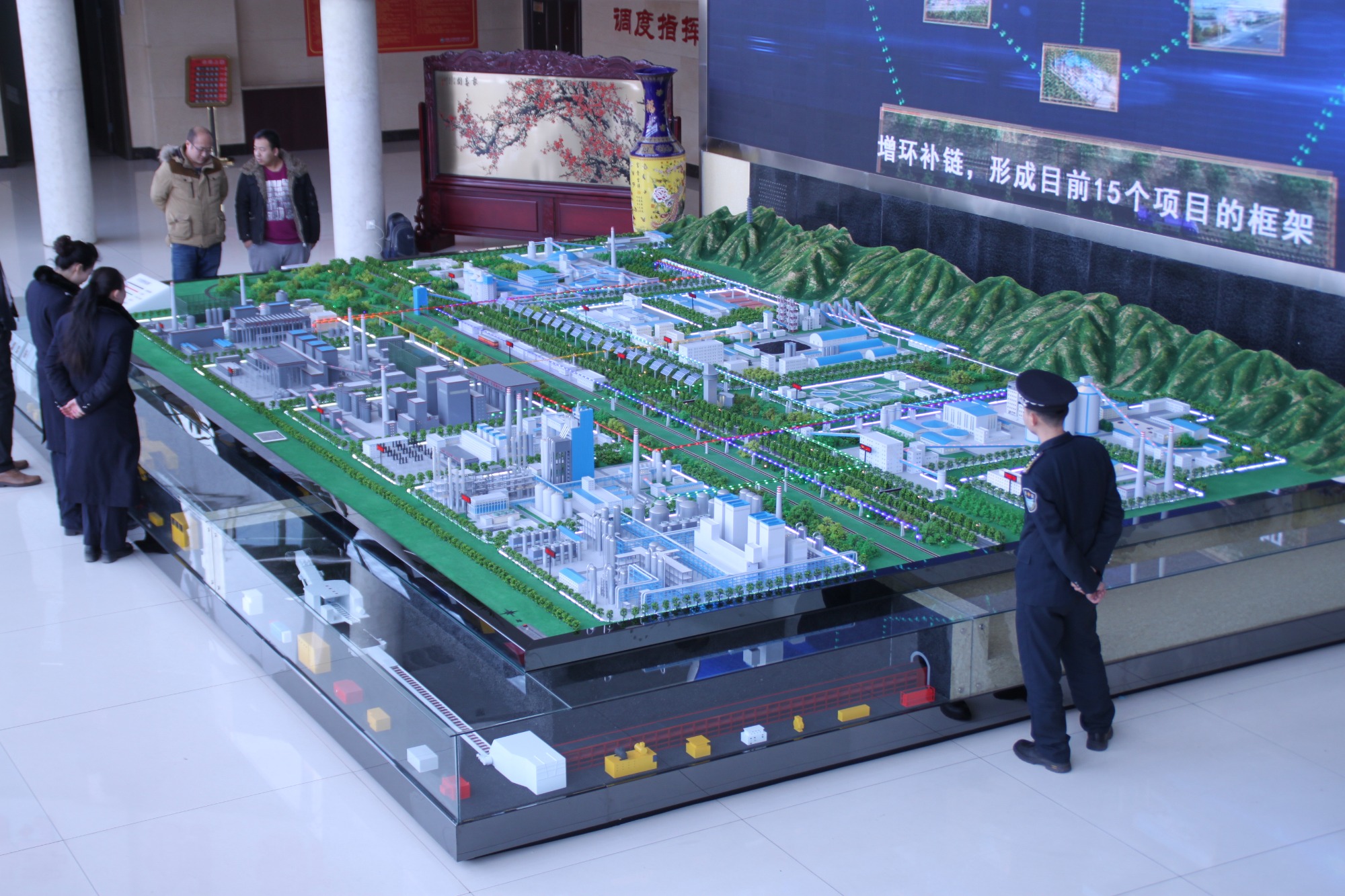 智能沙盘模型实景展示
