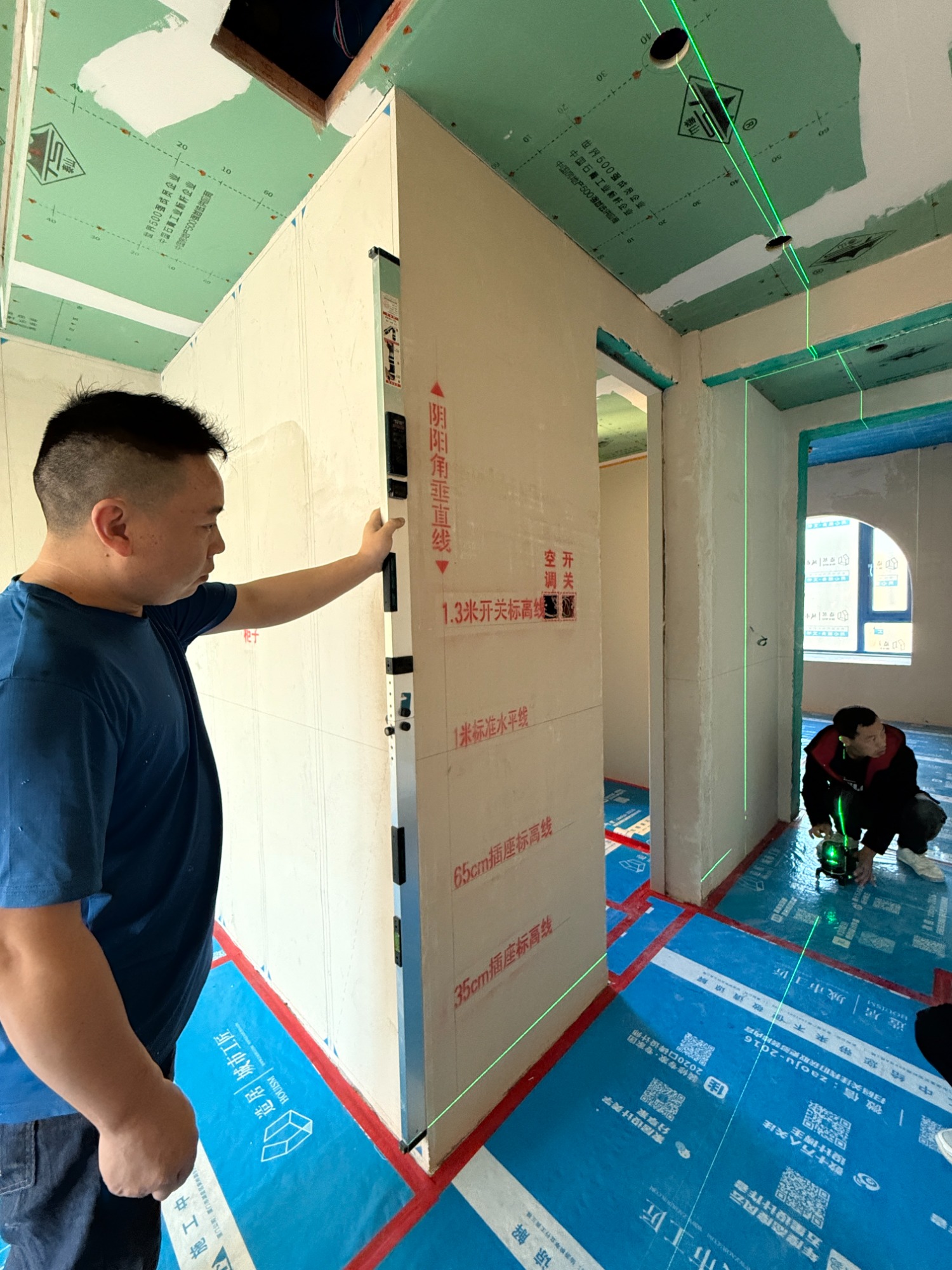 防潮施工基面处理实拍