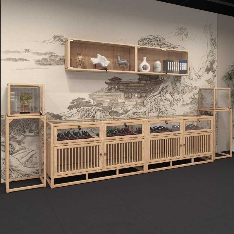台州实木珠宝展示柜