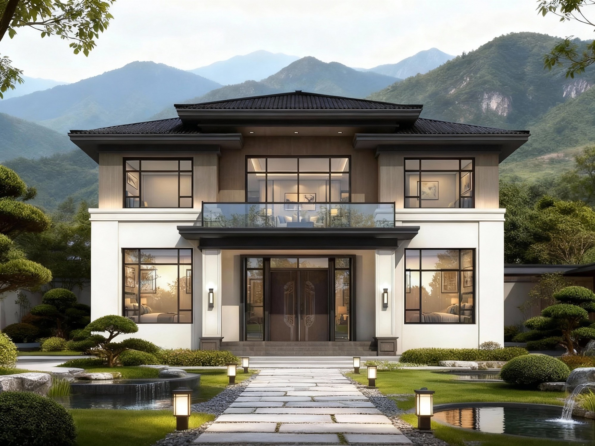乡村别墅设计服务流程示意