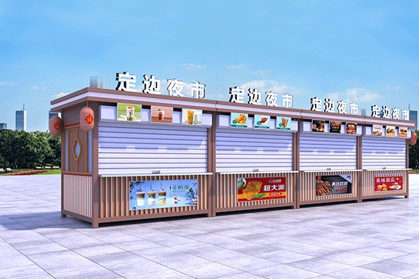 户外成品岗亭生产细节
