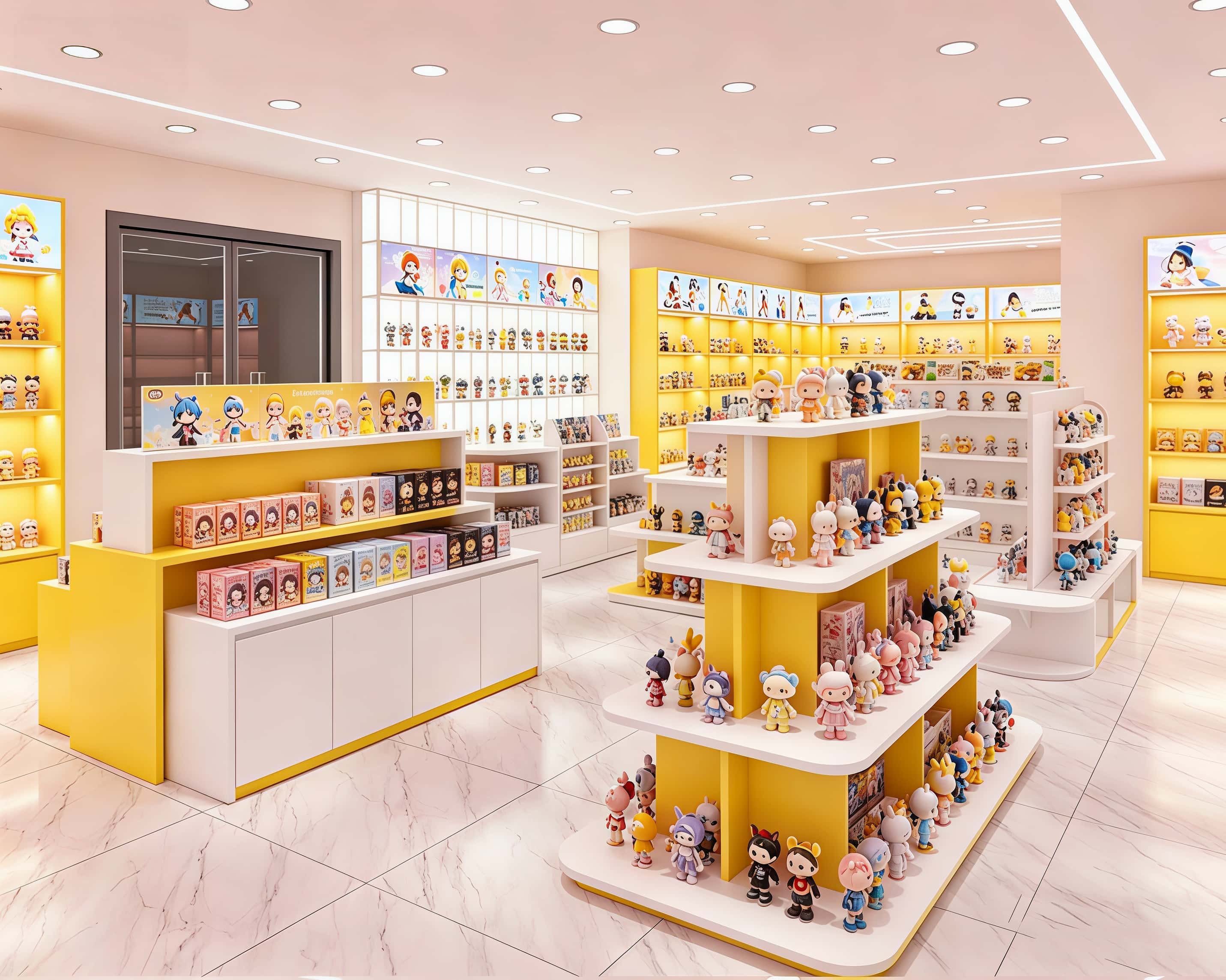 台州假发展示柜