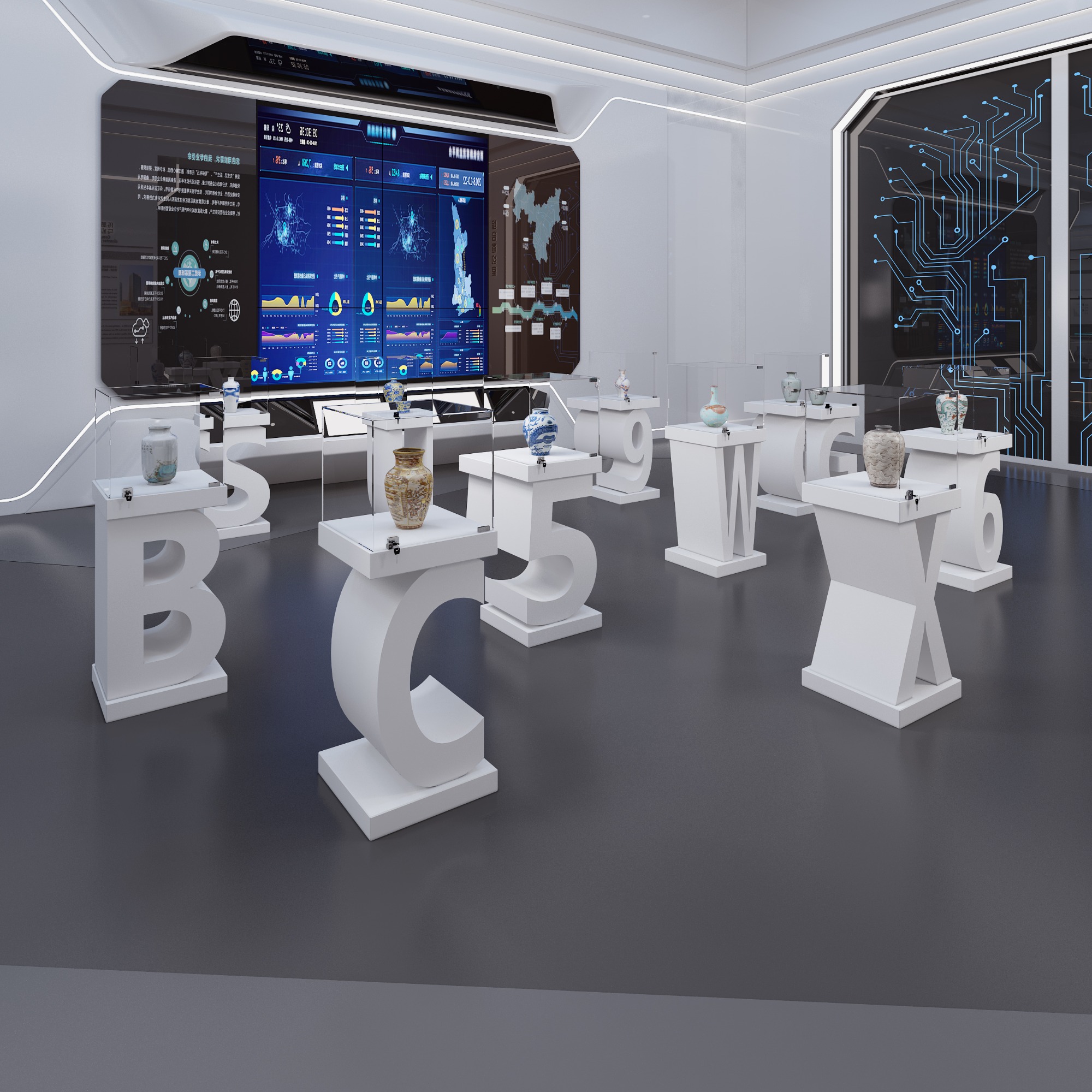 Handheld Display Cabinet Factory