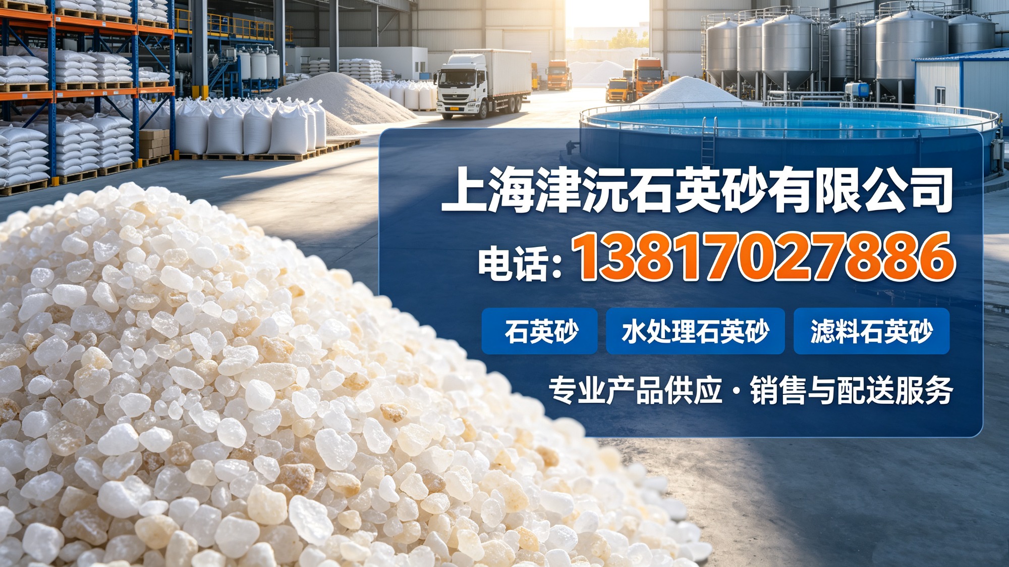 石英砂产品实拍