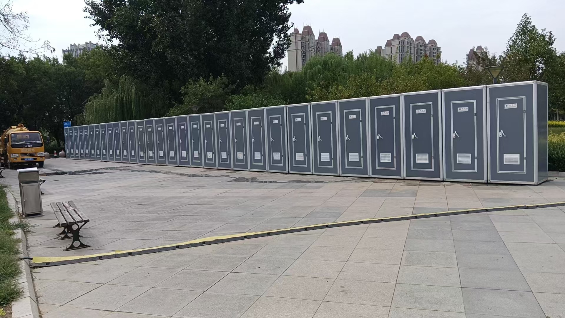 移动环保设备模块化结构示意图
