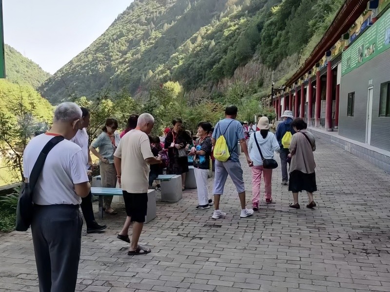 景区峡谷全景