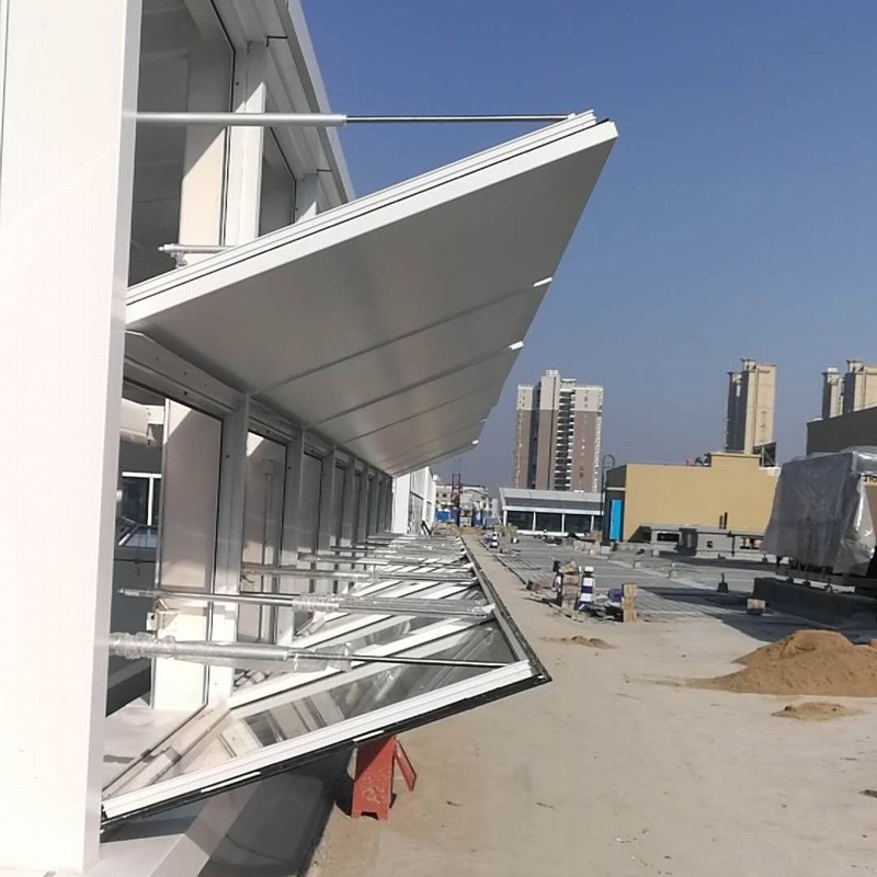 排烟窗系统与厂房实景应用