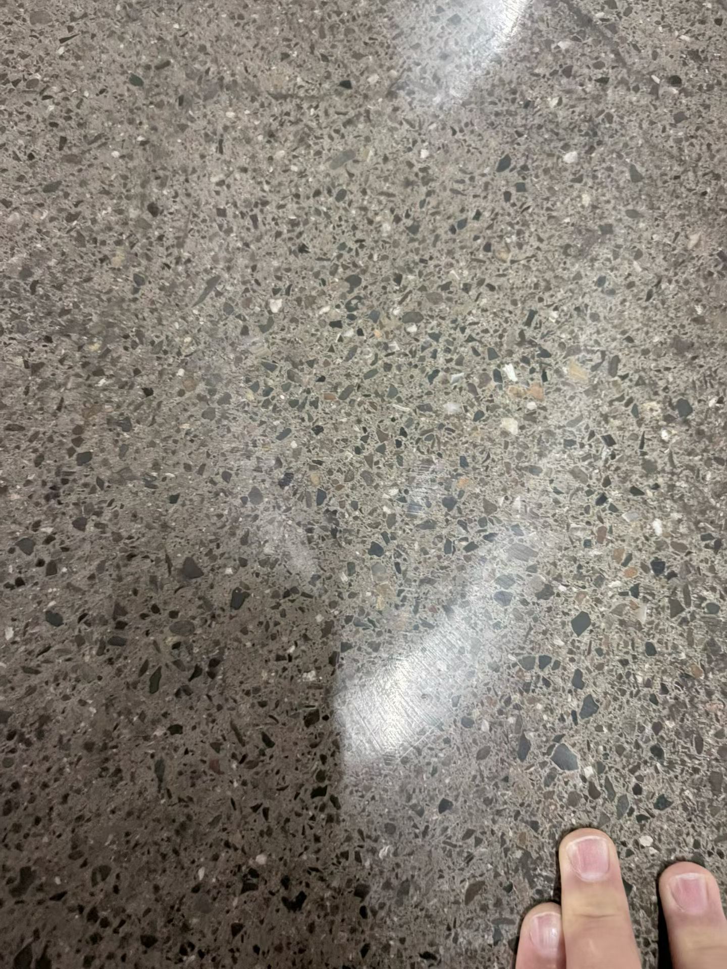 材料陈列与施工观摩