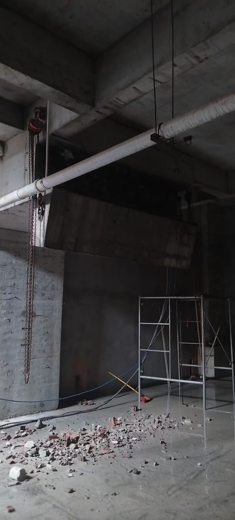 静力切割施工实景