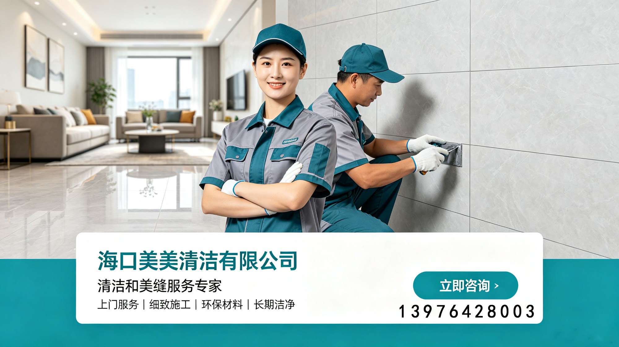 Cleaning Team at Work