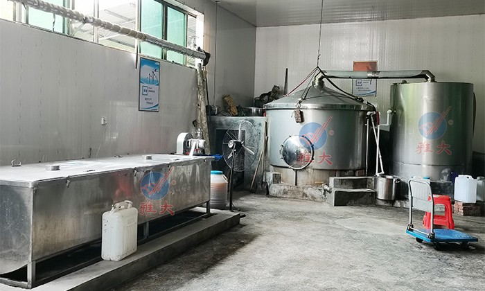 果酒生产设备内部结构示意