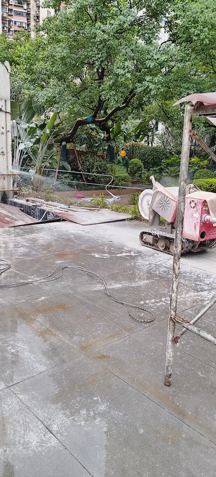 路面静力切割施工场景