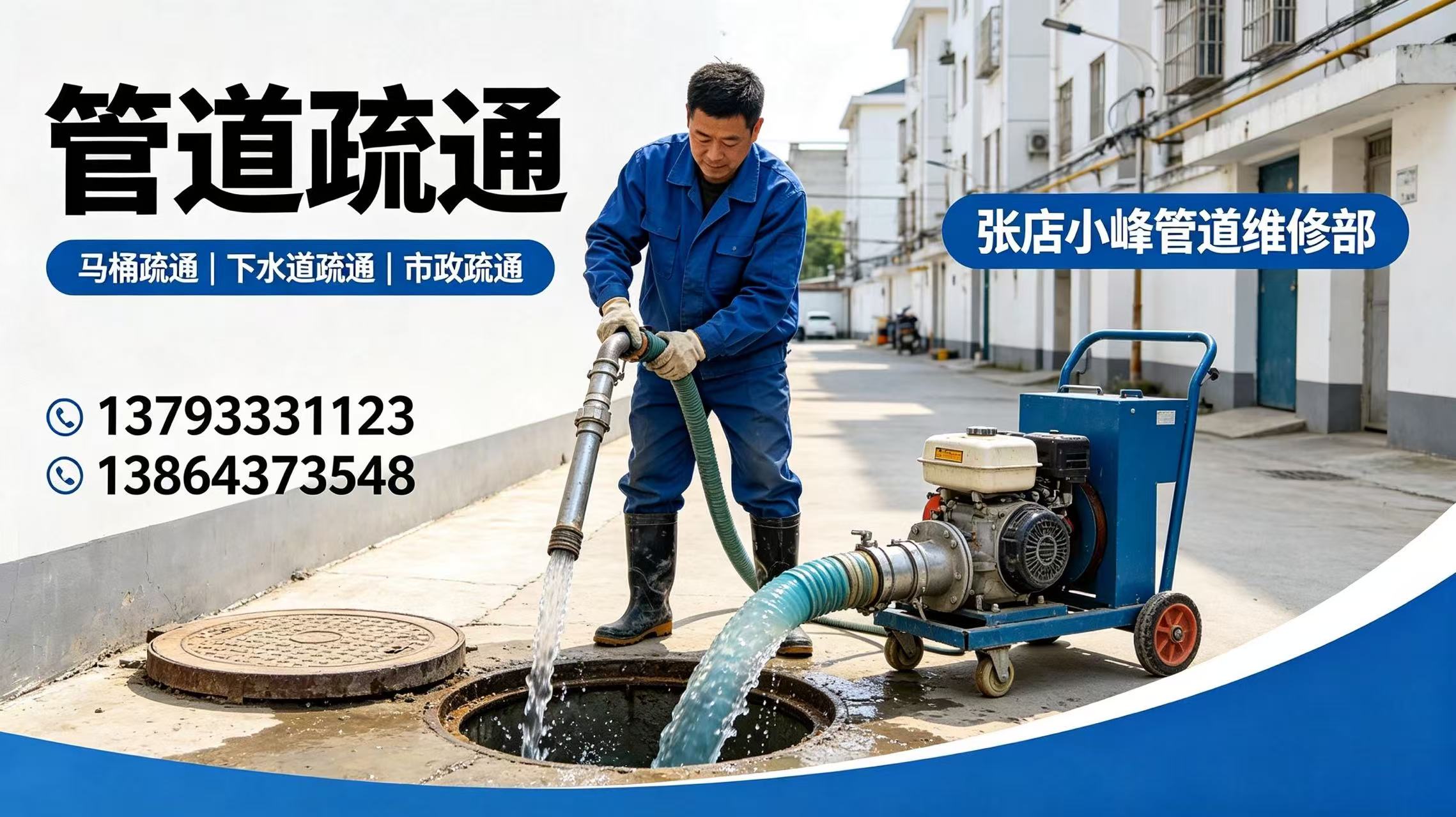 小峰管道维修马桶疏通维修部