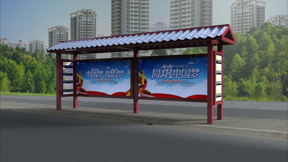 候车亭成品展示