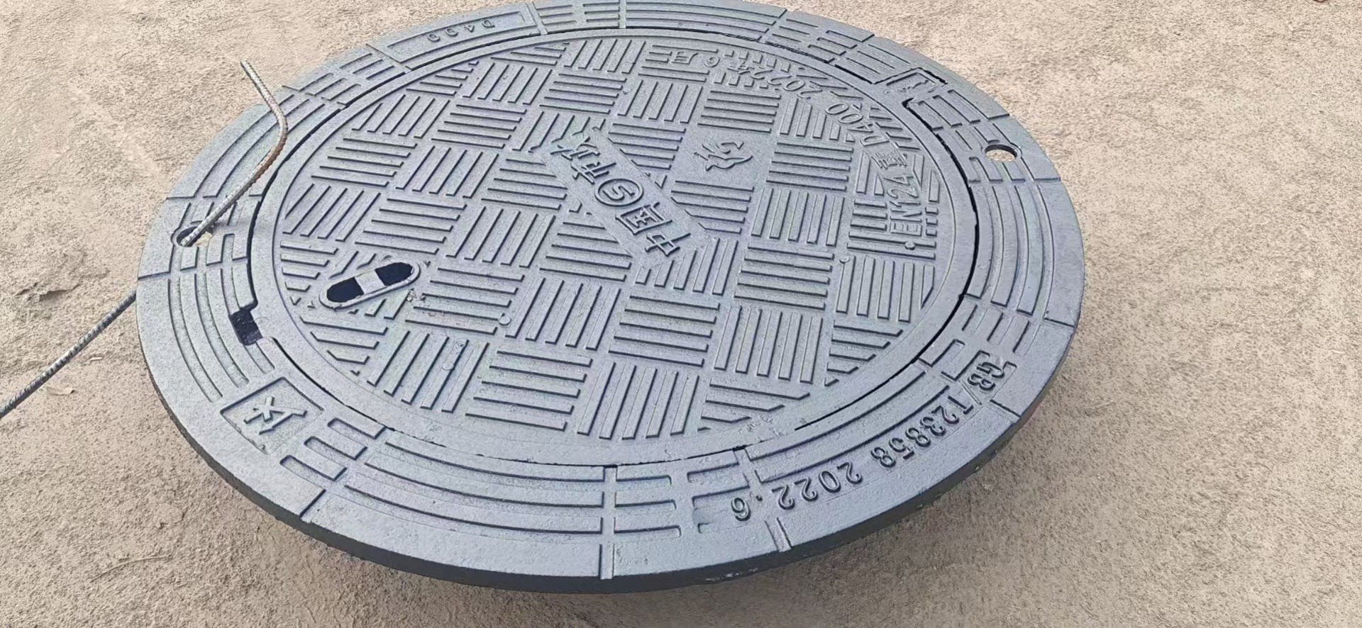 防沉降球墨铸铁篦子实拍