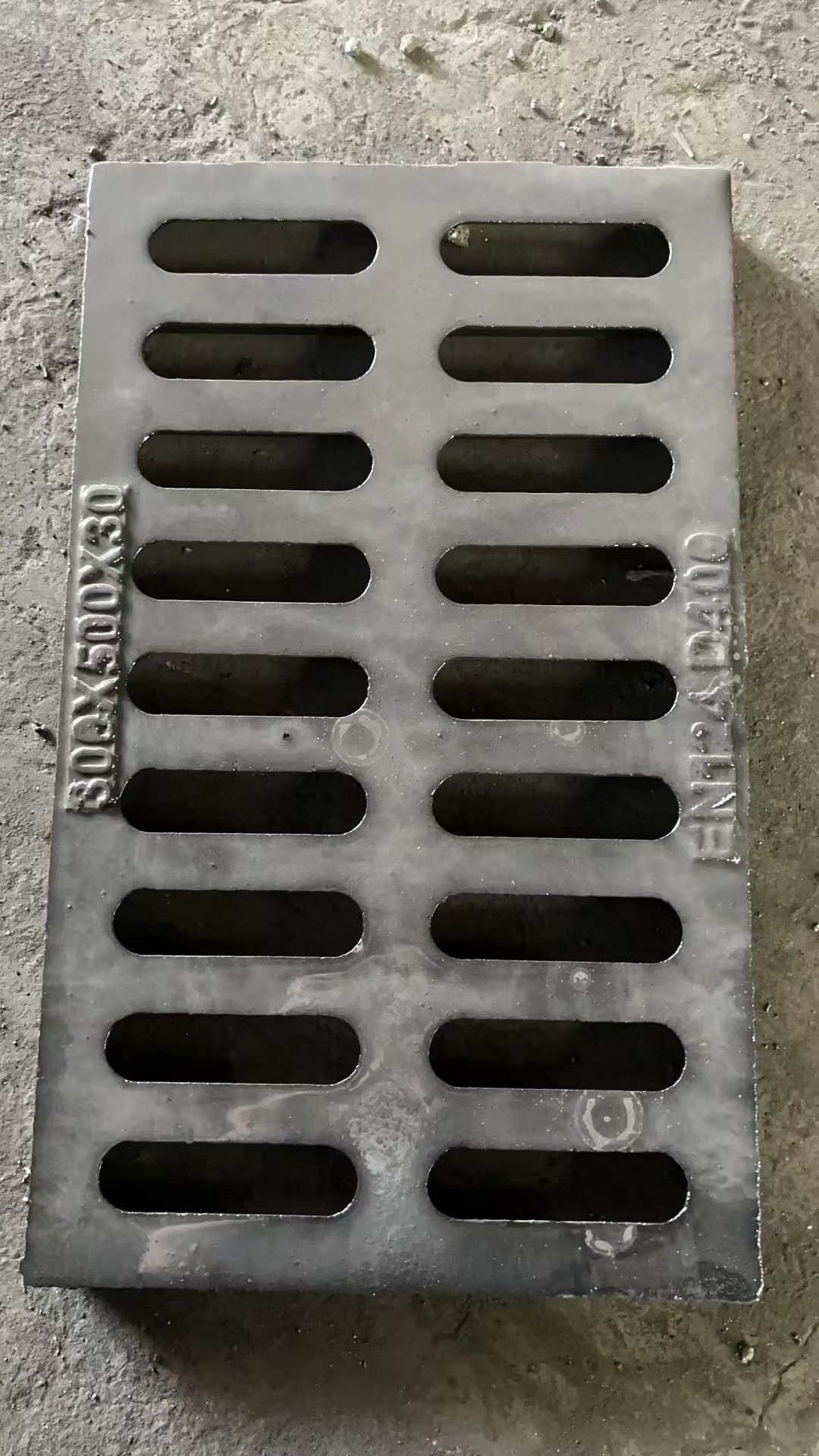 grate installation scene