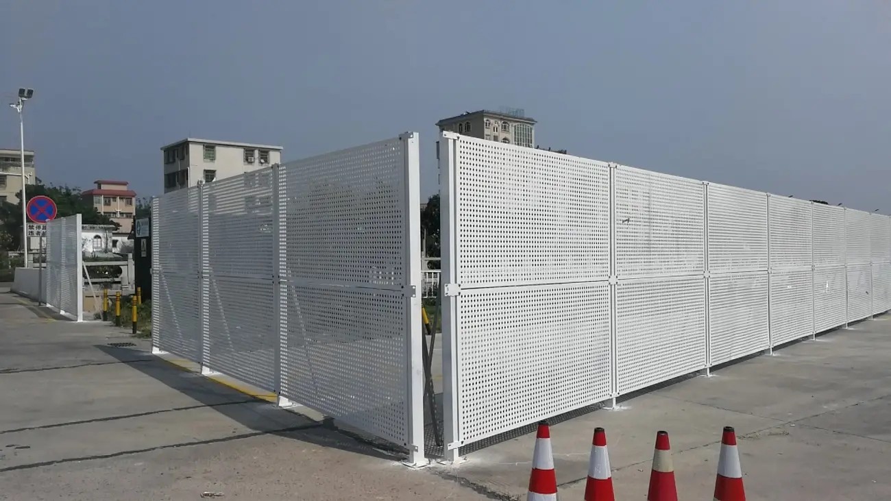 工地施工围挡实物