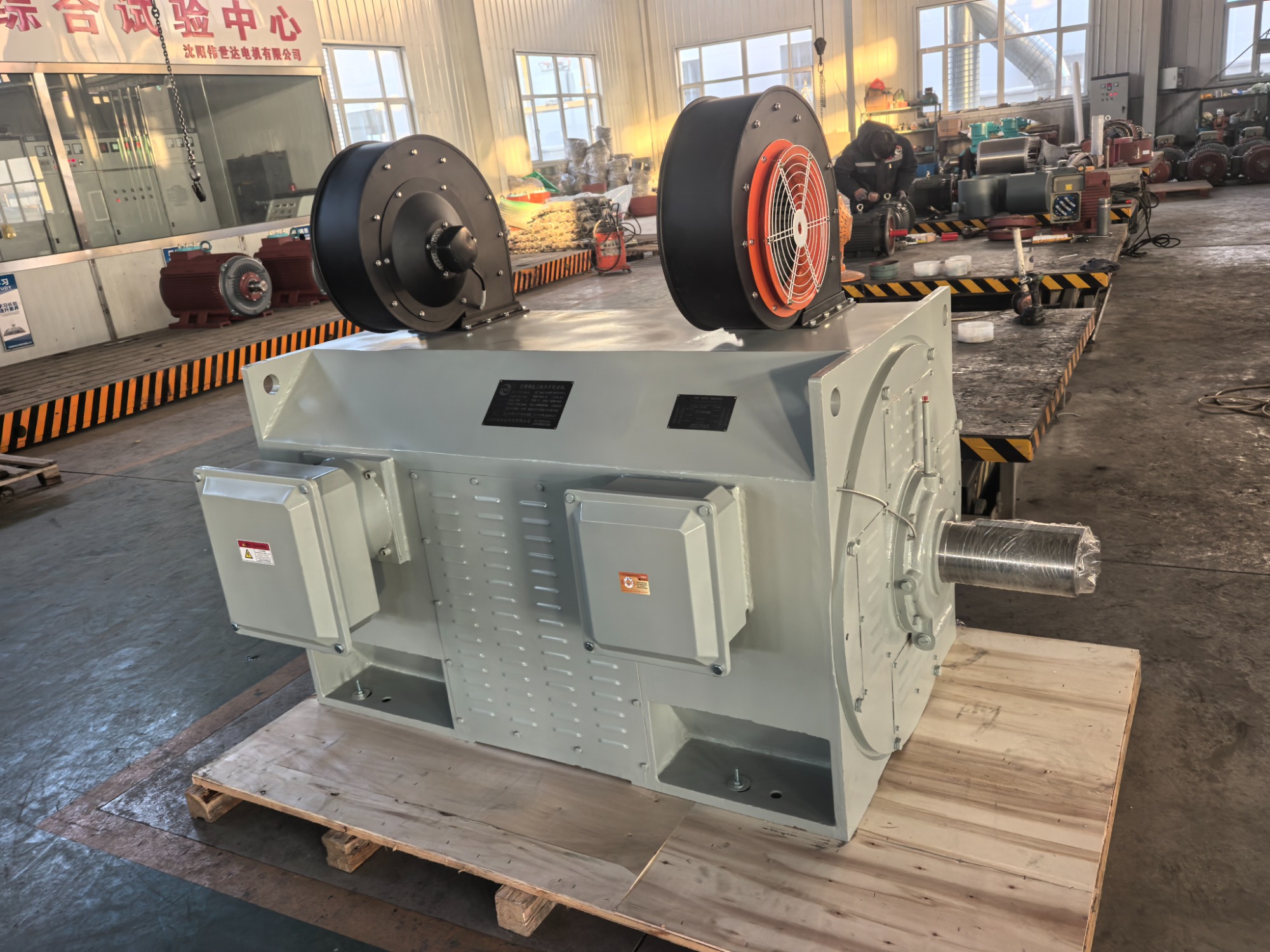 工业电机实物展示