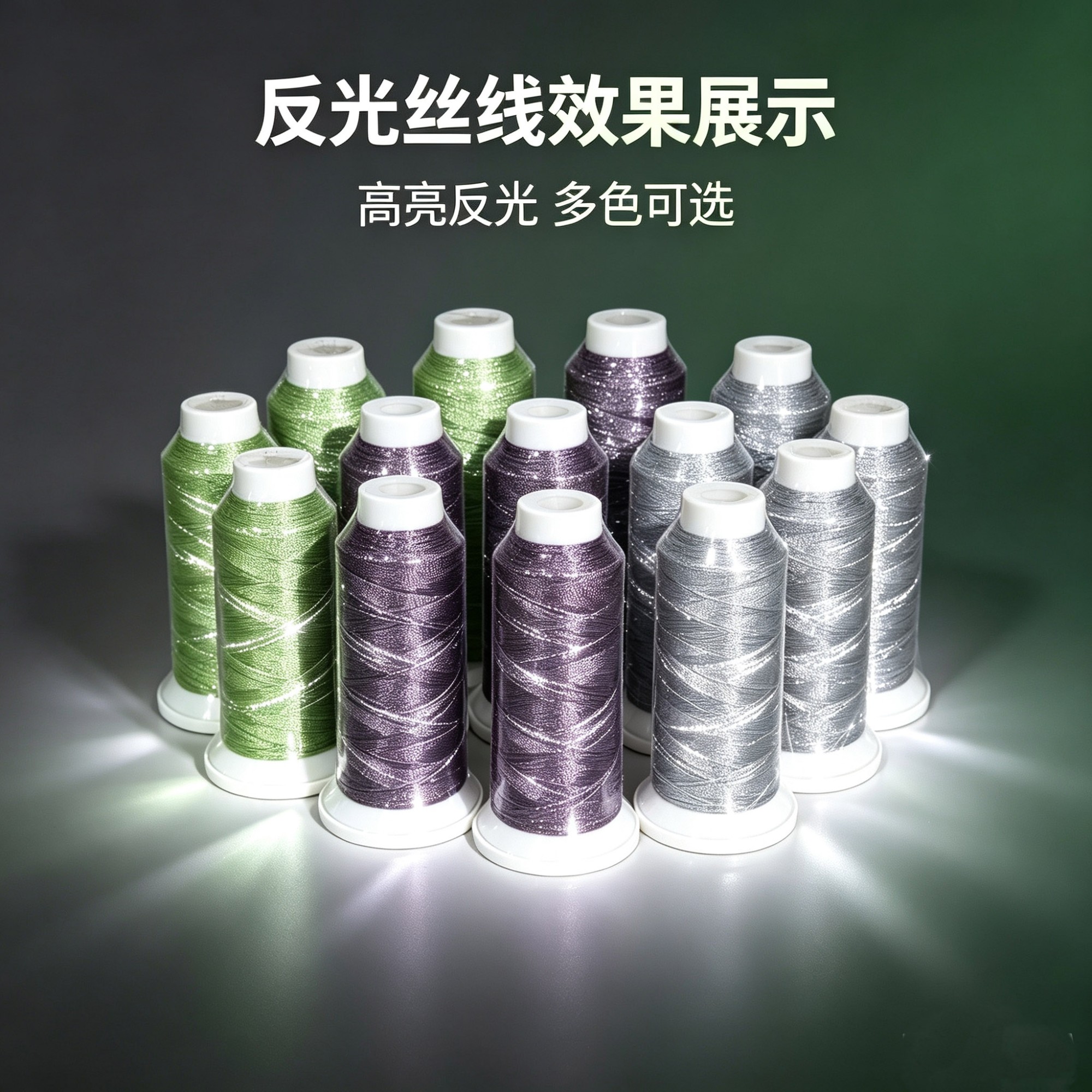 刺绣线材工艺展示