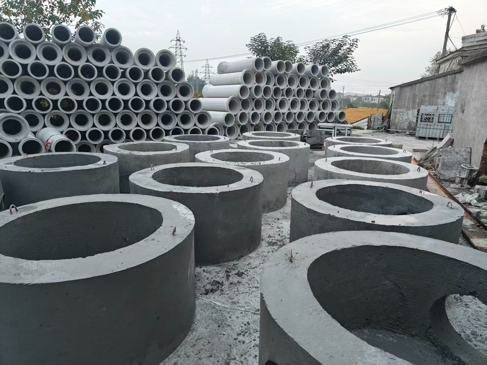 混凝土水凝井盖生产工艺展示