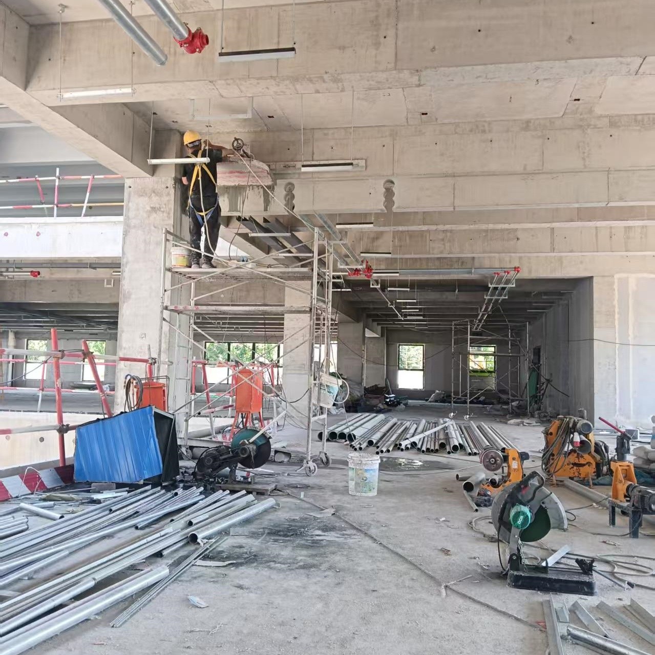 混凝土切割施工现场实景