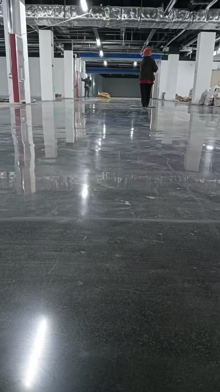 地坪施工实景