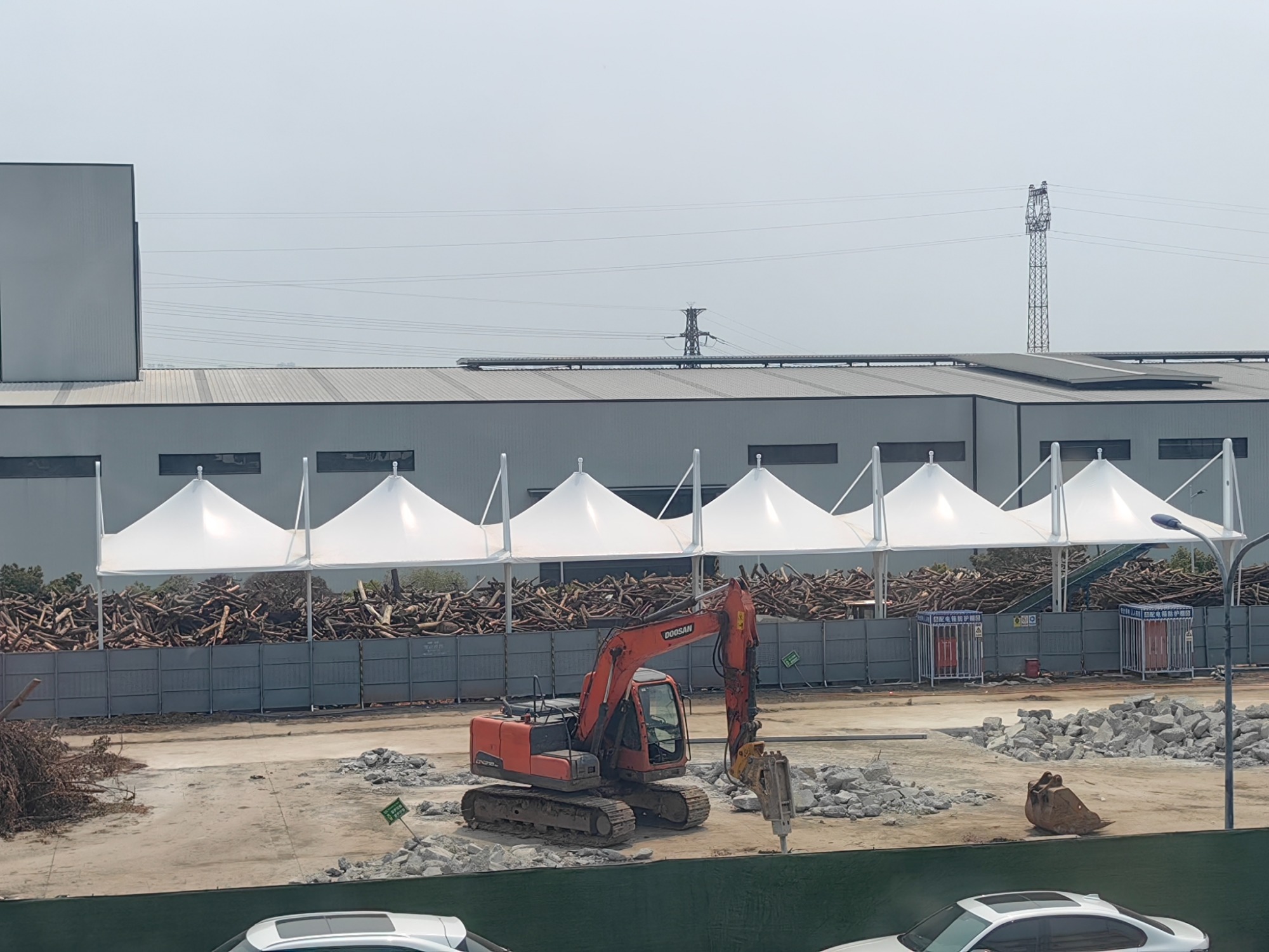 重庆市璧山膜结构篮球场