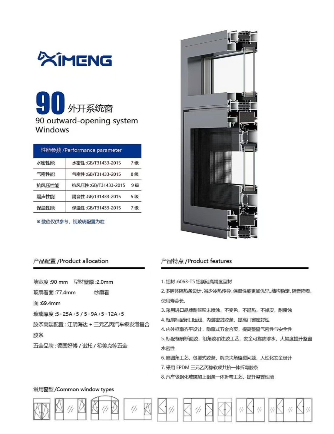 希梦语门窗产品展示