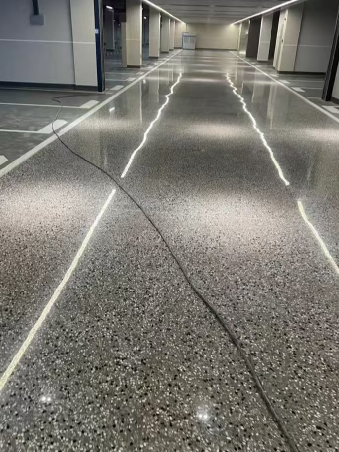 地坪施工现场