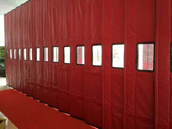 棉门帘实物展示